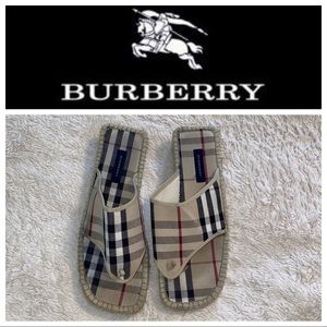 Burberry Espadrille Nova Sandal / Thong